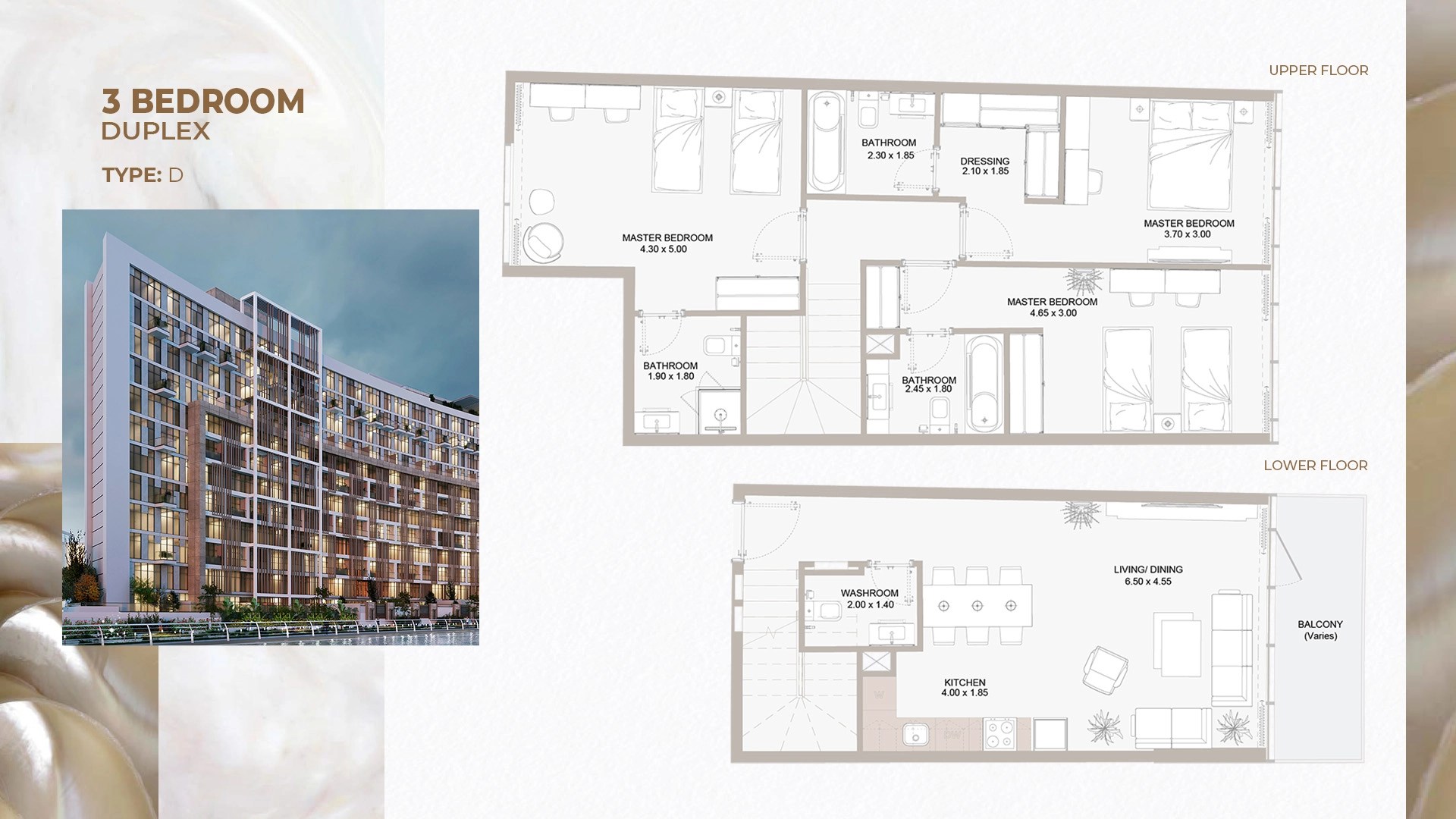 3 BR - Type A
